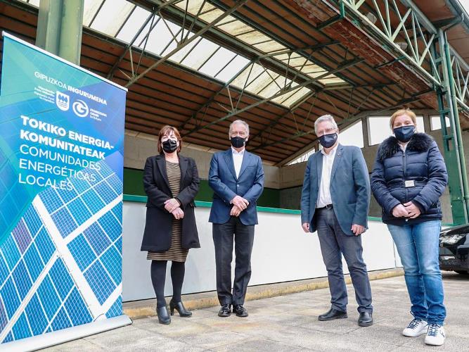 Maite Arana, Juan Diego, José Ignacio Asensio eta Mónica Pedreira | Edinor